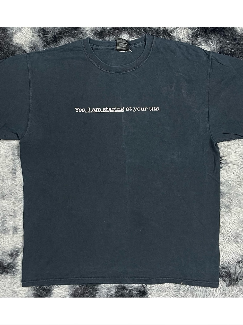 Vintage Y2K Sik World Black Graphic Short Sleeve Shirt